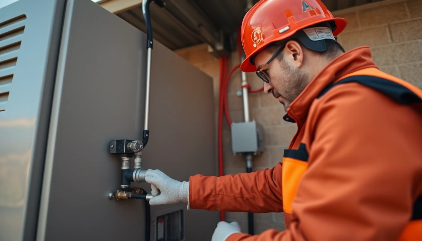 Natural Gas Standby Generator Installation